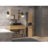 Topeshop NEL I ANT/ART armario de baño grafito, roble