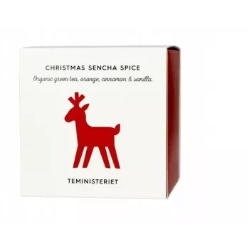 Té verde navideño Sencha Spice, té suelto, 100g - Teministeriet