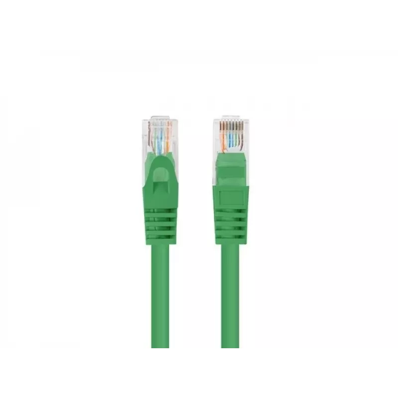 Fluke Passed Lanberg Cable patch Cat.6 UTP 2m verde pack de 10