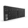 Teclado inalámbrico Inca IBK-579BT Bluetooth 66 teclas Metallic Plata