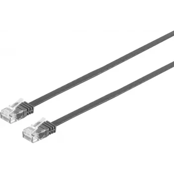 Cable de red ShiverPeaks 5 m Cat.6 negro Cat6 U/UTP RJ-45