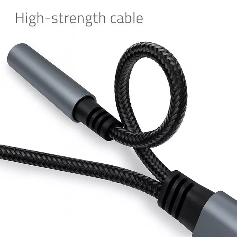 Adaptador 2 en 1 USB-C a USB-C y jack de 3,5 mm PD 15W