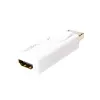Adaptador de cambio de género LogiLink CV0100 DisplayPort a HDMI blanco