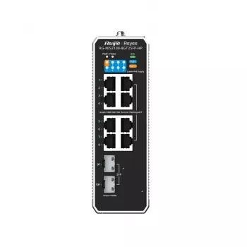 Ruijie Networks RG-NIS2100 Managed L2 Gigabit Ethernet (10/100/1000) Power over Ethernet (PoE) Negro, Acero inoxidable
