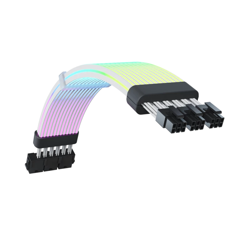 Gamemax | Cable de extensión de fuente de alimentación | VGA 3x8PIN-B | Negro
