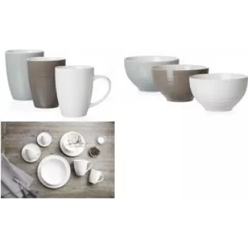 Taza de café de porcelana ritzenhoff & breker SUOMI blanco crema 0,31 L apta para lavavajillas