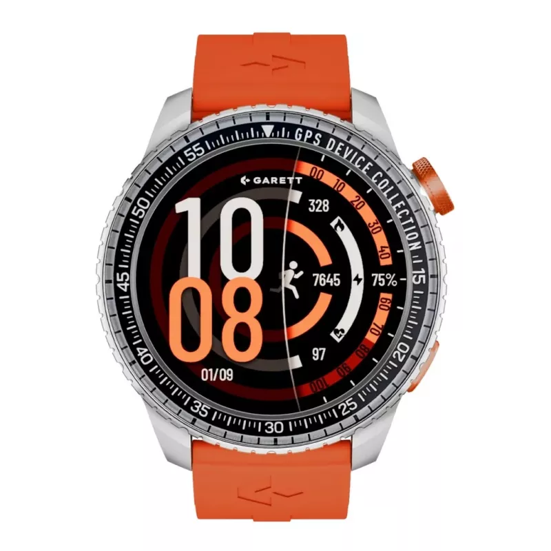 Smartwatch Garett Compass GPS plata — Smartwatch Garett Compass GPS, plata