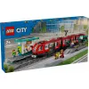 LEGO City Tranvía y Estación, set de construcción de juego de rol para niños con tranvía de juguete, regalo para niños y niñas a partir de 7 años que aman los vehículos