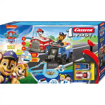 Carrera FIRST Paw Patrol Race 'N' Rescue set de pista de carreras 20063058, a partir de 3 años