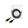 LogiLink CH0053 cable HDMI de alta velocidad con Ethernet, HDMI 1.4, A macho – A macho, 4K/30, contactos chapados en oro, 10 m, negro