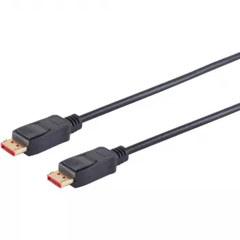 Cable DisplayPort S/CONN 10-70025 1 m negro