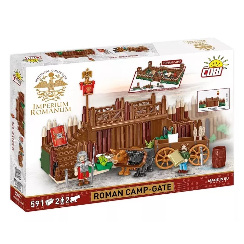 Cobi Set de construcción Imperium Romanum — Puerta de campamento romano, 591 piezas