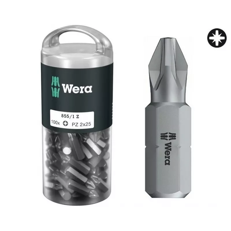 Set de puntas de destornillador Wera 855/1 Z DIY 100 SiS