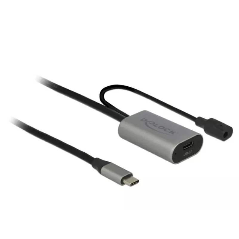 Delock USB-C Cable alargador activo, 5 m, USB 5 Gbps (USB-20225 / 85392)
