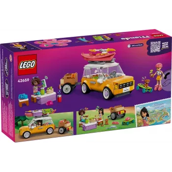 Juguete de construcción LEGO Friends Set 42659 Viaje de aventura con amigos, 220 piezas, 2 minifiguras, a partir de 6 años