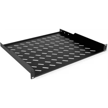 ROLINE bandeja para rack de 19 inch 1 U 400 fondo 15 kg de capacidad de carga negra (26.21.0020)