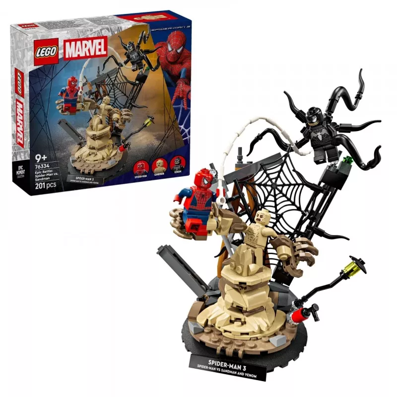 LEGO MARVEL 76334 Batalla épica: Spider-Man contra Sandman