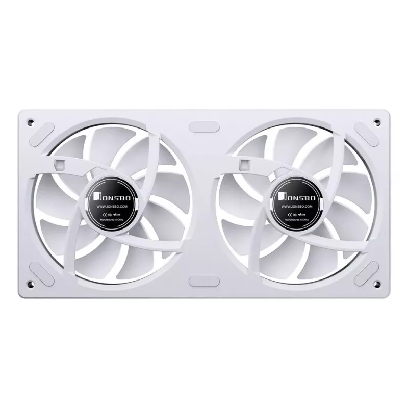Ventilador Jonsbo ZA-240, PWM, ARGB - 240 mm, blanco