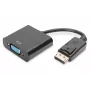 Cable adaptador DisplayPort Assmann. DP - HD15 M/H. 0,15 m. con bloqueo. Compatible con DP 1.1. UL. azul. sin apantallamiento. 32AWG (AK-340410-001-S)