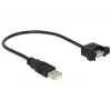 Cable USB DeLOCK 85462 USB 2.0 0,25 m negro