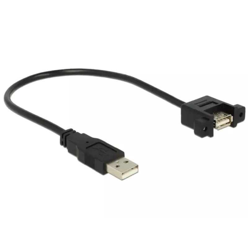 Cable USB DeLOCK 85462 USB 2.0 0,25 m negro