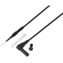 VOLTCRAFT MSL-520 Cable de prueba negro conector de 4 mm punta de prueba 0,7 mm 1,5 m negro 1 ud.