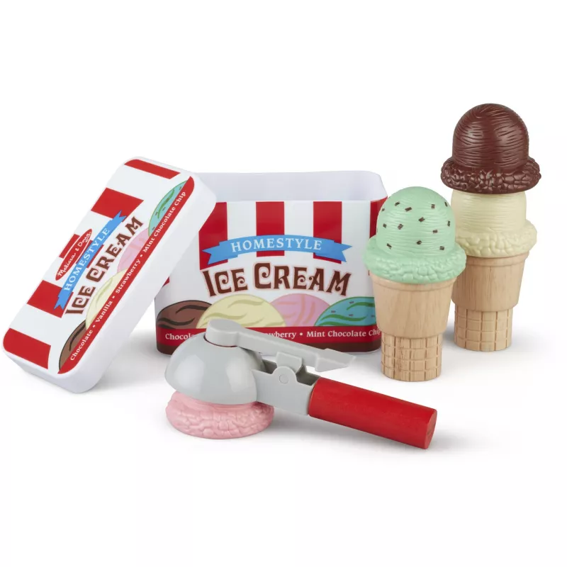 Melissa & Doug Scoop & Stack set de helados cocina de juguete