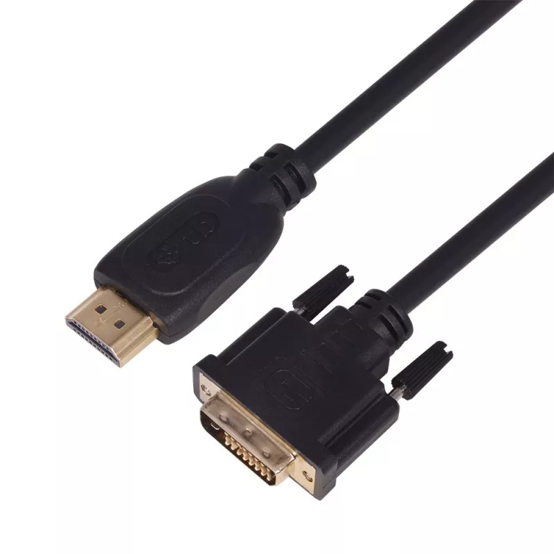 TB cable HDMI-DVI 1,8 m bañado en oro, DVI 24+1