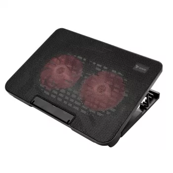 Base refrigeradora para portátil SAVIO COS-02, 2 ventiladores de 14 cm, alimentación USB, hasta 17,3
