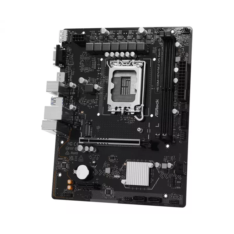 Placa base ASRock H610M-HDV/M.2 D5 Gen5 (LGA1700, mATX, DDR5, PCIe 5.0)