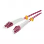 Synergy 21 Cable de parcheo de fibra óptica de 2 fibras 5 m LC-LC 50/125 µm OM4 AD 2 mm funda flexible de protección contra dobleces - Fibra multimodo - 5 m