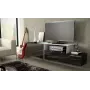 Mueble de TV Cama SIGMA 3 180 negro/negro brillante + blanco