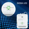 Detector de gas y monóxido de carbono LED
