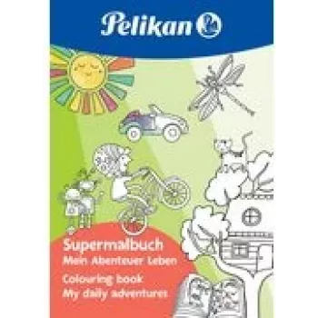 Pelikan 101523 plantilla para colorear y libro para colorear álbum (101523)