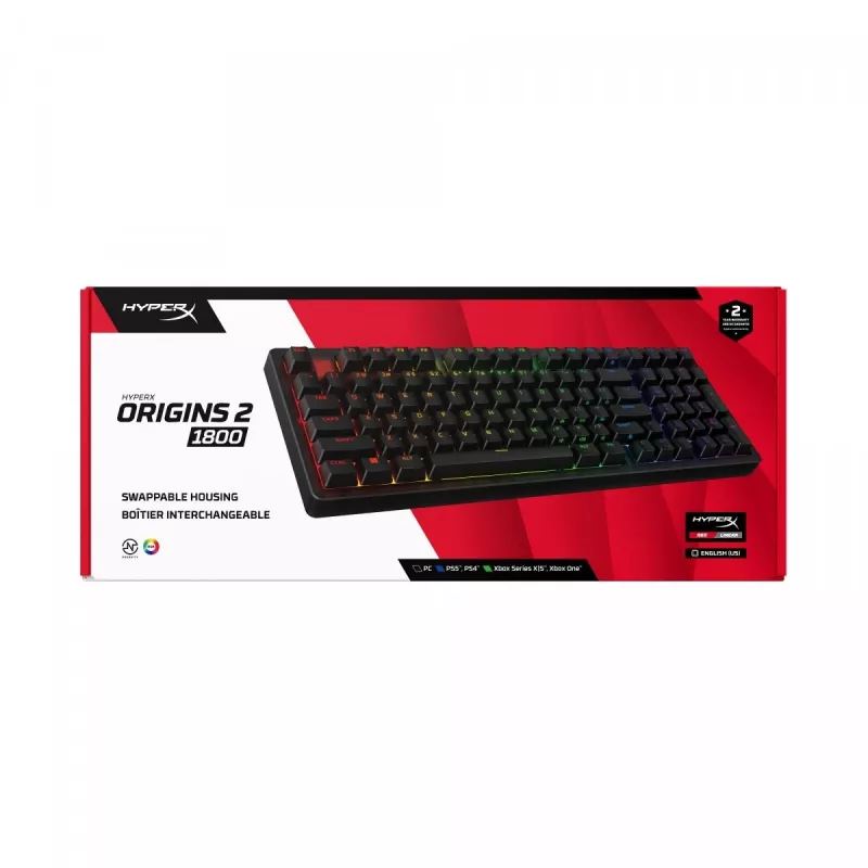 HyperX Origins 2 1800 Teclado Negro
