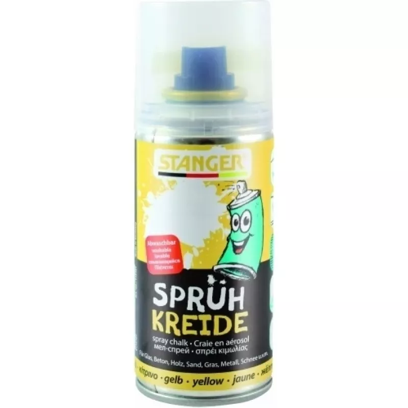 Tiza en spray STANGER, amarilla, 150 ml 115101