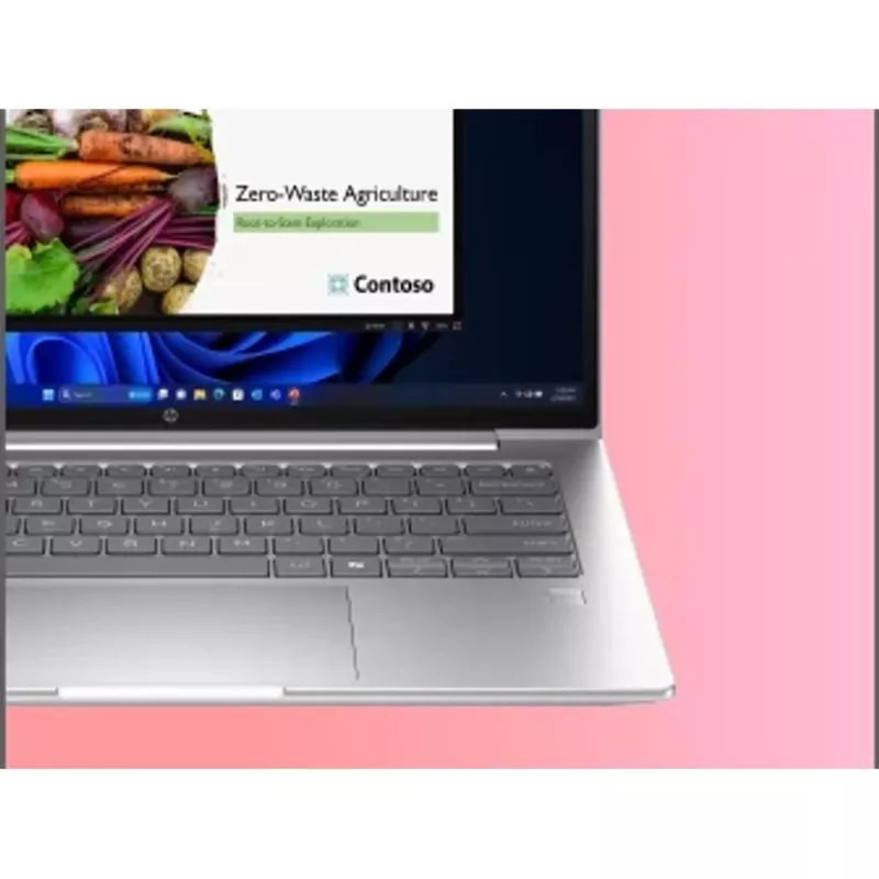 HP ProBook 4 G1i Portátil AI - diseño de bisagra de 177 grados - Intel Core Ultra 7 255U / 2 GHz - Win 11 Pro - Intel Graphics - 32 GB RAM - 1 TB SSD NVMe - 35,6 cm (14