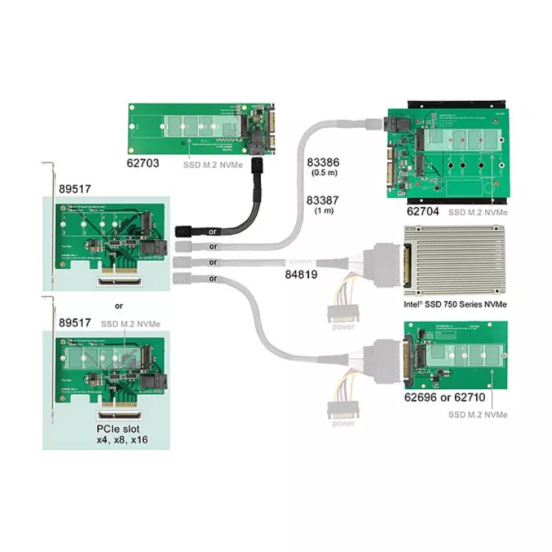 Adaptador M.2 interno DeLOCK 89517