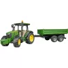 Modelo de tractor BRUDER John Deere 5115 M con remolque basculante