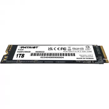 Unidad SSD Patriot P320 1 TB M.2 2280 PCIe 3.0 x4 NVMe