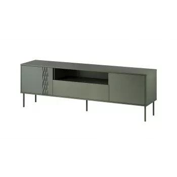 Mueble RTV Cama EF TRESSE 180x40x54.5 verde mate