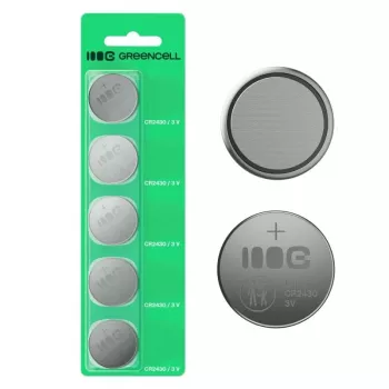 Pila botón Green Cell CR2430 3V — pack de 5