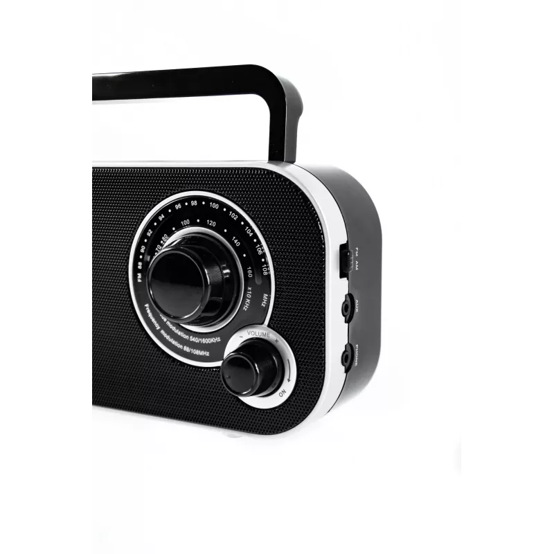 Camry CR 1140b radio portátil, AM/FM, analógica, negro/gris