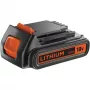 Batería Black & Decker BL1518-XJ — 18V Li-Ion 1,5Ah, rojo, 1 ud.
