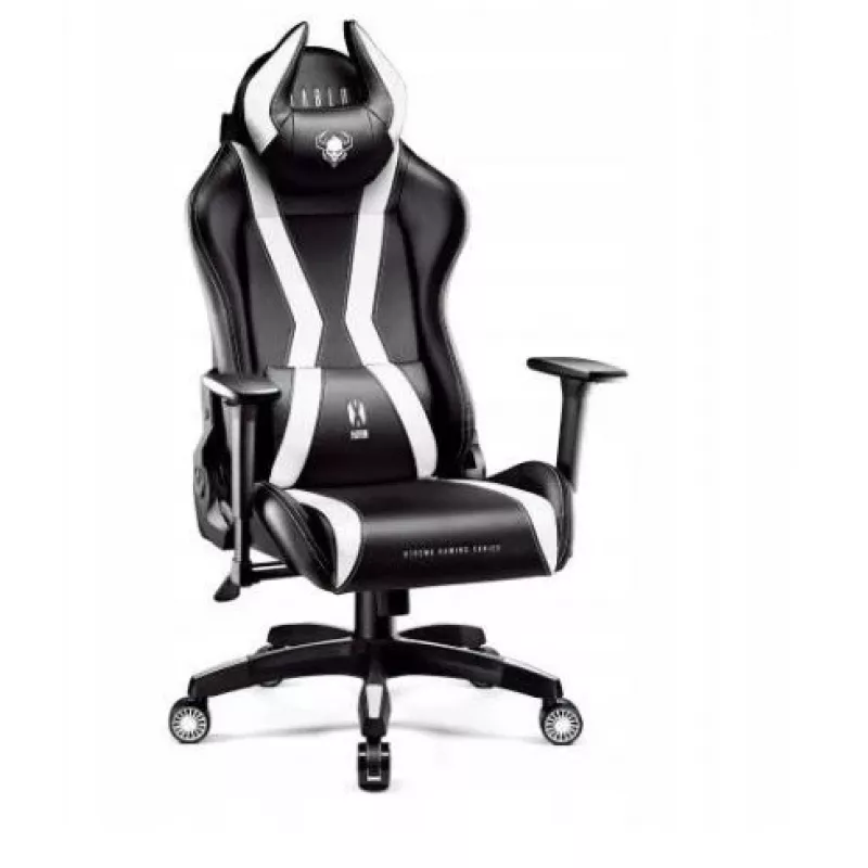 Diablo X-HORN 2.0. Silla gaming normal negra-blanca