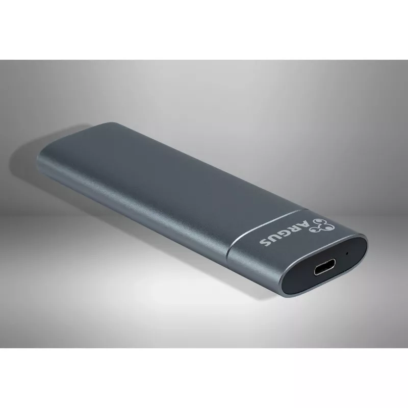 Inter-Tech GD-MS013 carcasa para unidad M.2 NVMe, USB-C 3.2 Gen 2 10 Gbit/s, 113x37x12 mm, gris