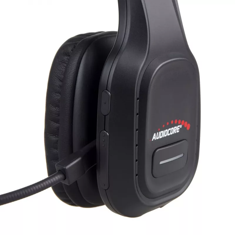 Auriculares Bluetooth Audiocore 74452 cancelación de ruido micrófono call center Google Siri oficina inalámbricos