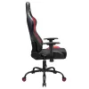Silla de oficina Subsonic SA5609-AC1 asiento acolchado respaldo acolchado negro rojo