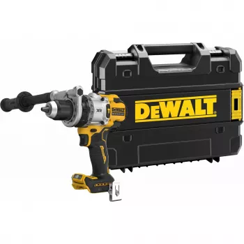 Atornillador-taladro a batería DeWalt DCD1007NT-XJ, 18 V sin escobillas, 3 velocidades, 2250 rpm, portabrocas de cambio rápido (1,5–13 mm), 1,85 kg