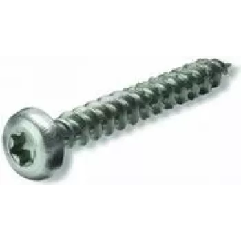 Tornillo Cimco 191237 — acero galvanizado, para tableros de fibra, 50 mm de longitud, 5 mm de diámetro de rosca, 1 ud.